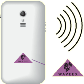 Chip Waveex gắn trên điện thoại di động giúp bảo vệ sức khỏe và não bộ